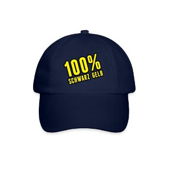 100_schwarz_gelb__f2 - Casquette classique - bleu/bleu - Devant