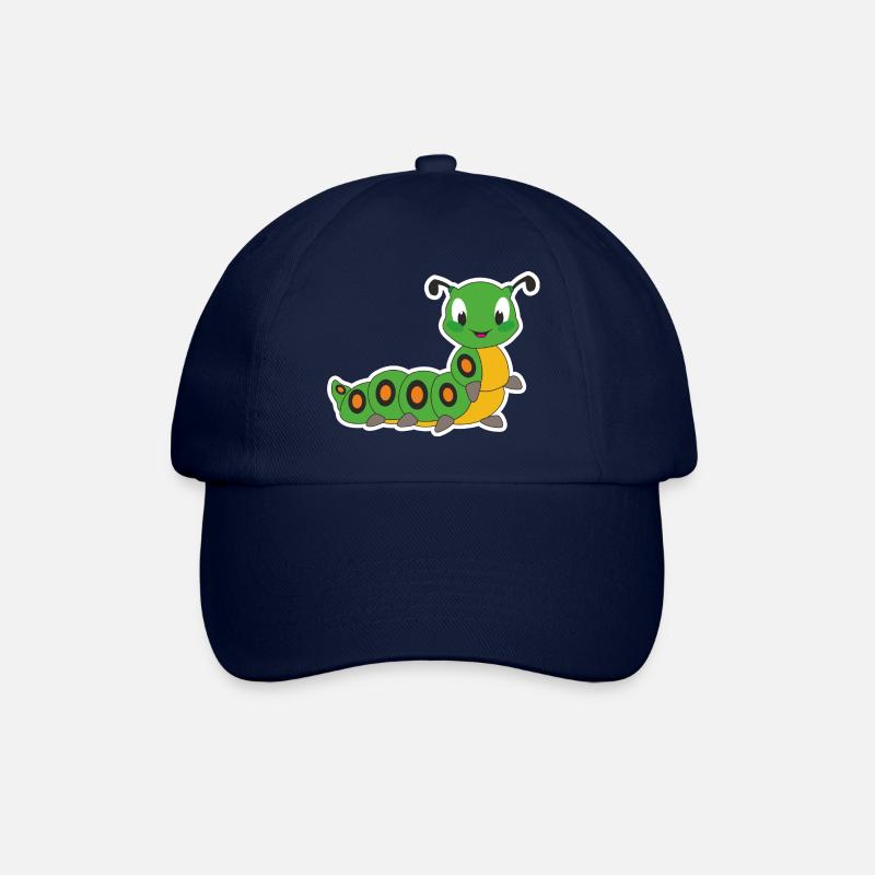 Raupe - Baseballkappe - Blau/Blau