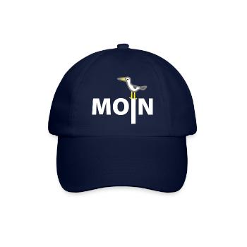 Nordsee Möwe- Moin - Baseballkappe - Blau/Blau - Vorne