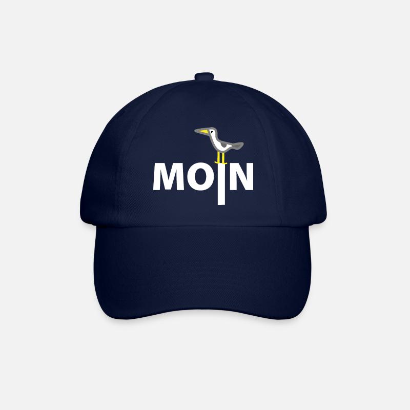 Nordsee Möwe- Moin - Baseballkappe - Blau/Blau