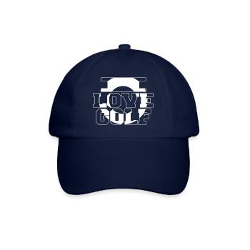 golfcoach golfer golf course birthday present - Baseballkappe - Blau/Blau - Vorne