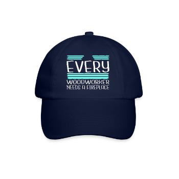 amour drôle de charpentier - Casquette classique - bleu/bleu - Devant