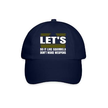 anti guerre dictons drôle hippie signe de paix anniversaire - Casquette classique - bleu/bleu - Devant