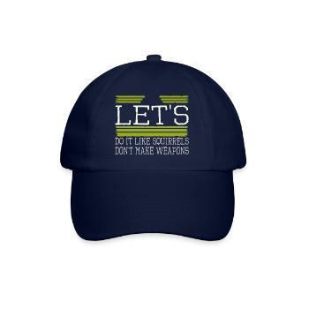 Awesome Bday Sayings Flower Power Green Anti War - Baseball Cap - blue/blue - Front