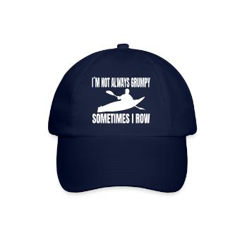 Rowing Saying Rowing Club Funny Rowing Rower - Baseball Cap - blue/blue - Front
