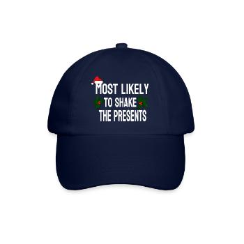 MOST LIKELY TO SHAKE THE PRESENTS - Casquette classique - bleu/bleu - Devant