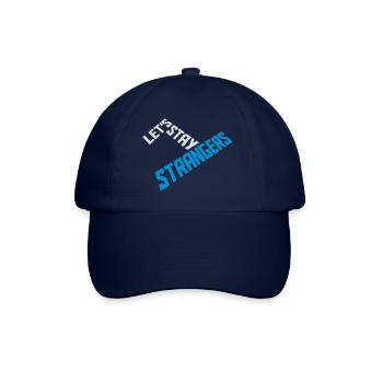 Citation Restons Strangers - Casquette classique - bleu/bleu - Devant