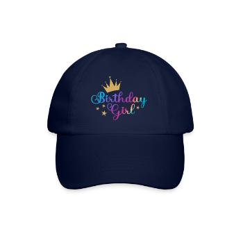 fille d’anniversaire - Casquette classique - bleu/bleu - Devant