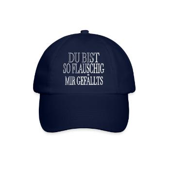 geburtstag doggie weihnachten hundefreund zitat - Baseballkappe - Blau/Blau - Vorne