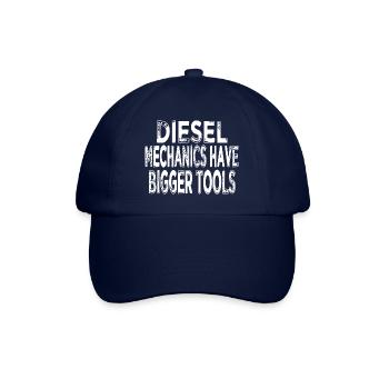 funny baseballgifts car present cool mechanic - Baseballkappe - Blau/Blau - Vorne