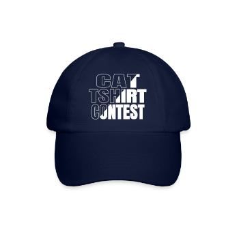 Business Cat Tshirts Valentines Day - Baseball Cap - blue/blue - Front