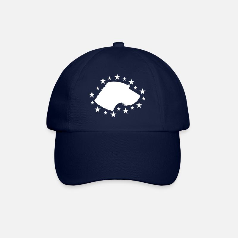 Rauhaardackel - Baseballkappe - Blau/Blau