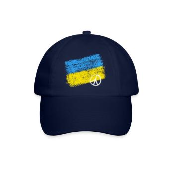 Ukraine Flag Peace - Baseball Cap - blue/blue - Front