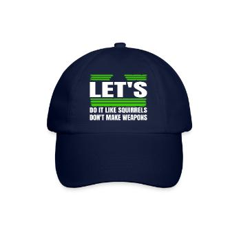1960s Bird Peace Symbol Fun Funny Quote Birthday - Baseball Cap - blue/blue - Front