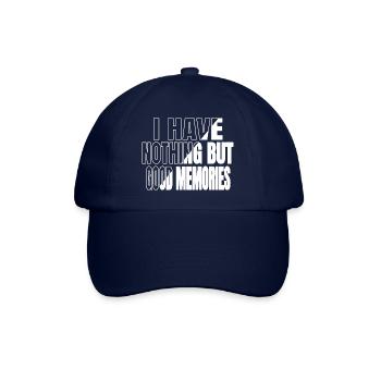 funny sayings statement birthday present idea - Baseballkappe - Blau/Blau - Vorne