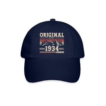 90e anniversaireHomme Original Avril Vintage 1934 - Casquette classique - bleu/bleu - Devant