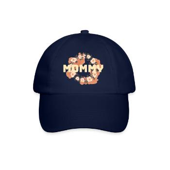 Mutterliebe im Blütenmeer - Baseballkappe - Blau/Blau - Vorne