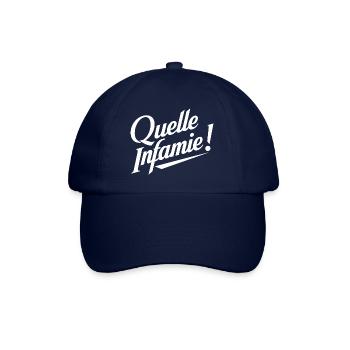 Quelle infamie - Casquette classique - bleu/bleu - Devant