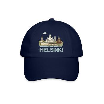 helsinki stadt - Baseballkappe - Blau/Blau - Vorne