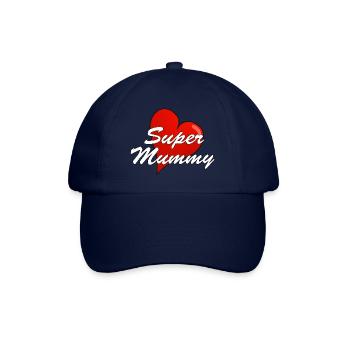 SUPER MUMMY - Baseball Cap - blue/blue - Front