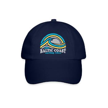 Design des vagues de la côte baltique – Bleu océan - Casquette classique - bleu/bleu - Devant