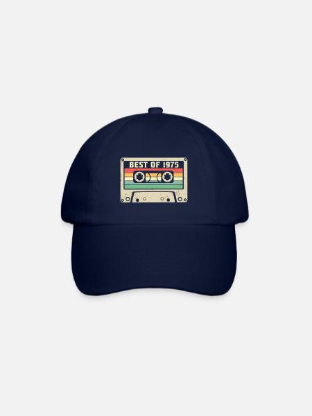 Best of 1975 Retro 50 Years Old 50th Birthday - Baseball Cap - blue/blue