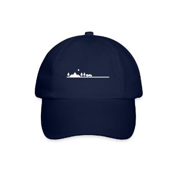 Van life landscape - Baseball Cap - blue/blue - Front