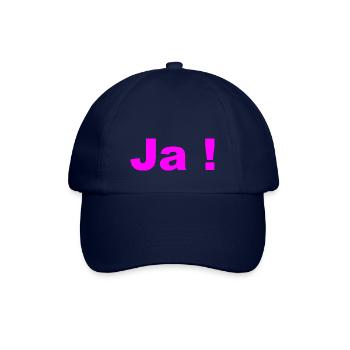 Ja 2 - Baseballkappe - Blau/Blau - Vorne
