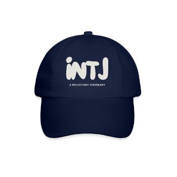 INTJ Eine widerwillige visionäre MBTI-Persönlichkeit - Baseballkappe - Blau/Blau - Vorne