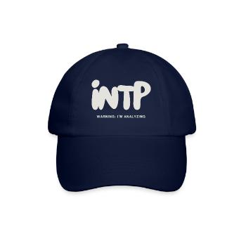INTP MBTI Myers Briggs Persönlichkeit Typografie - Baseballkappe - Blau/Blau - Vorne