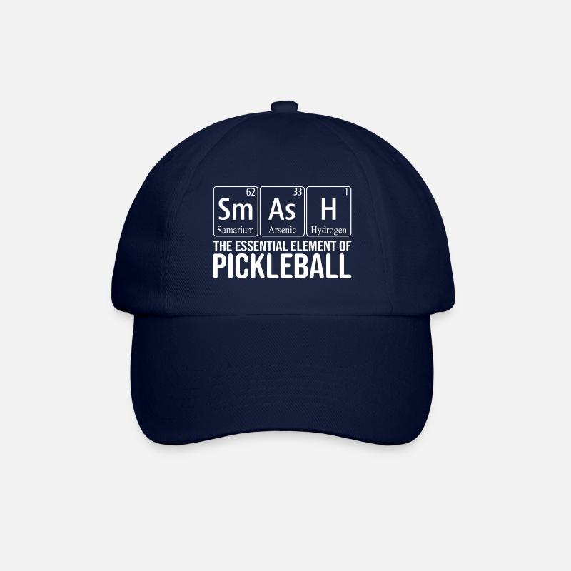 Lustiges Periodensystem der Elemente Pickleball - Baseballkappe - Blau/Blau