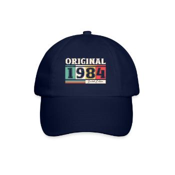 40e anniversaire mari février Vintage 1984 Original - Casquette classique - bleu/bleu - Devant