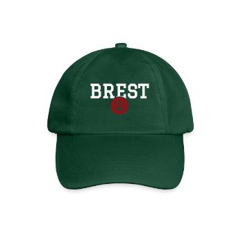 BREST - Marine anchor medallion - Baseball Cap - bottle green - Front