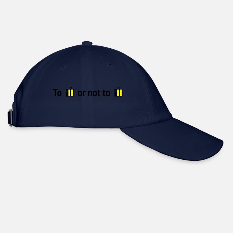 to bee or not to bee - Baseball Cap - blue/blue
