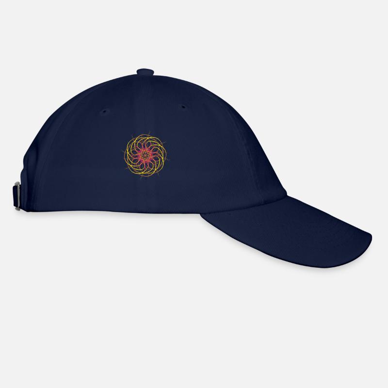 Mandala2 - Baseballkappe - Blau/Blau