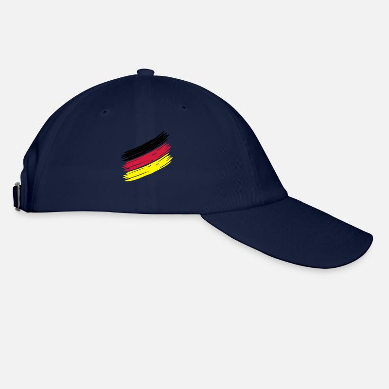 Nation Stripes - Design ur own! German Sample - Baseball Cap - blue/blue