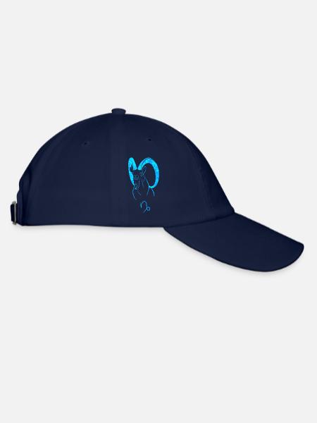 Steinbock - Baseballkappe - Blau/Blau