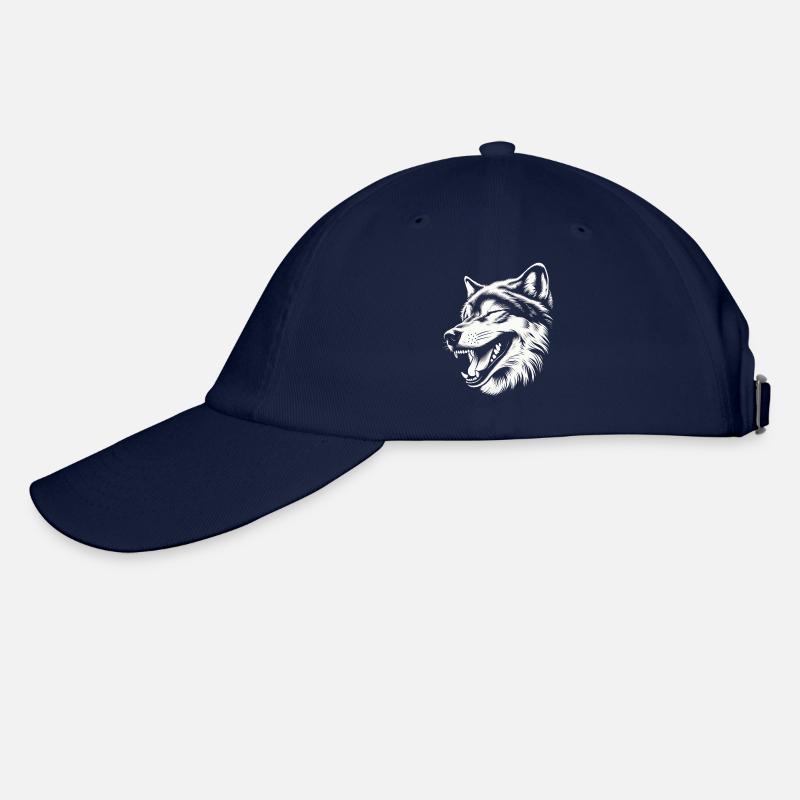 Loup rieur 🐺 - Casquette classique - bleu/bleu