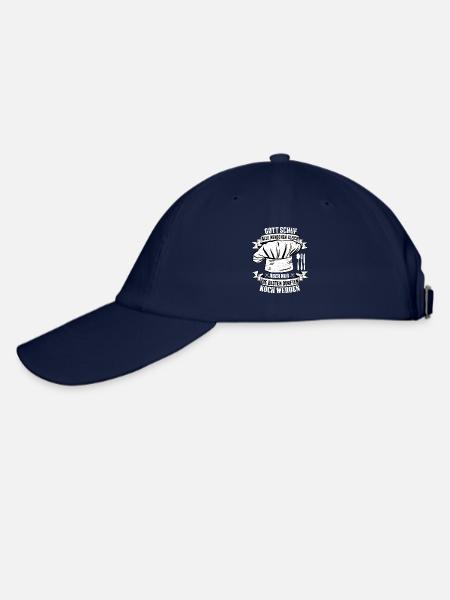 Gott Schuf Alle Menschen Gleich Ausser den Koch - Baseballkappe - Blau/Blau