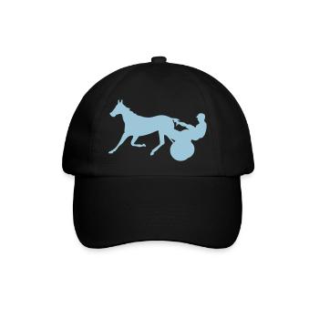 Pferderennen Pferderennen horse10 Jock - Baseballkappe - Schwarz/Schwarz - Vorne