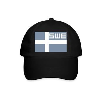 Schweden taktisch - Baseballkappe - Schwarz/Schwarz - Vorne