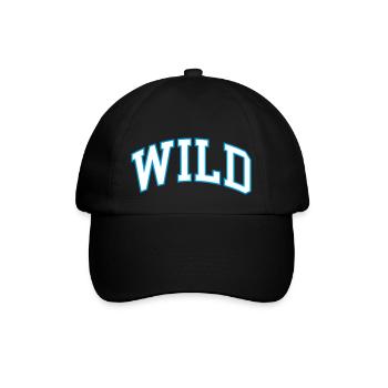 Wild - Baseballkappe - Schwarz/Schwarz - Vorne