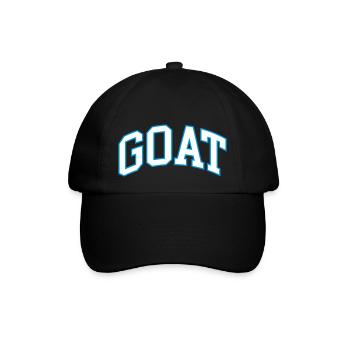 GOAT - Baseballkappe - Schwarz/Schwarz - Vorne
