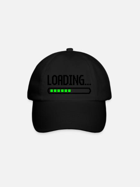loading - Baseballkappe - Schwarz/Schwarz