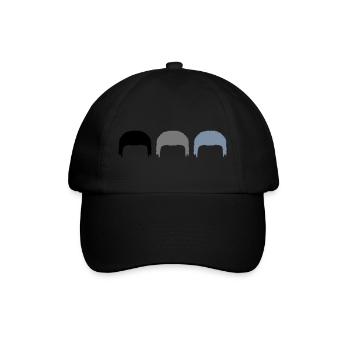 Evolution Team Opas Haare - Baseballkappe - Schwarz/Schwarz - Vorne