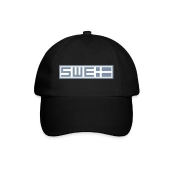 Schwedische Taktik - Baseballkappe - Schwarz/Schwarz - Vorne