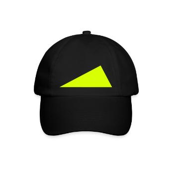 dreieck - Baseballkappe - Schwarz/Schwarz - Vorne