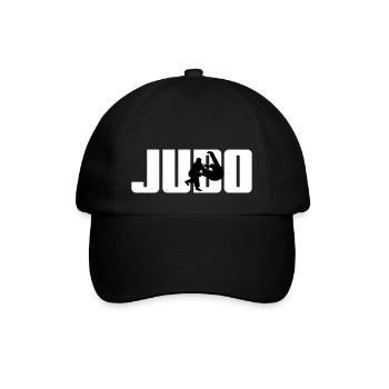 Judo Judoka - Baseballkappe - Schwarz/Schwarz - Vorne