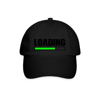 loading - Baseballkappe - Schwarz/Schwarz - Vorne
