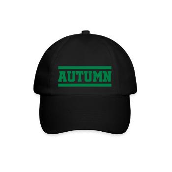 autumn - Baseballkappe - Schwarz/Schwarz - Vorne